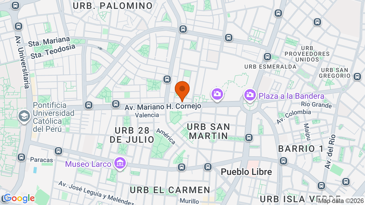 Ubicación aproximada en Cercado de Lima