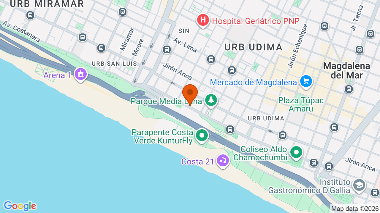 Ubicación aproximada en San Miguel