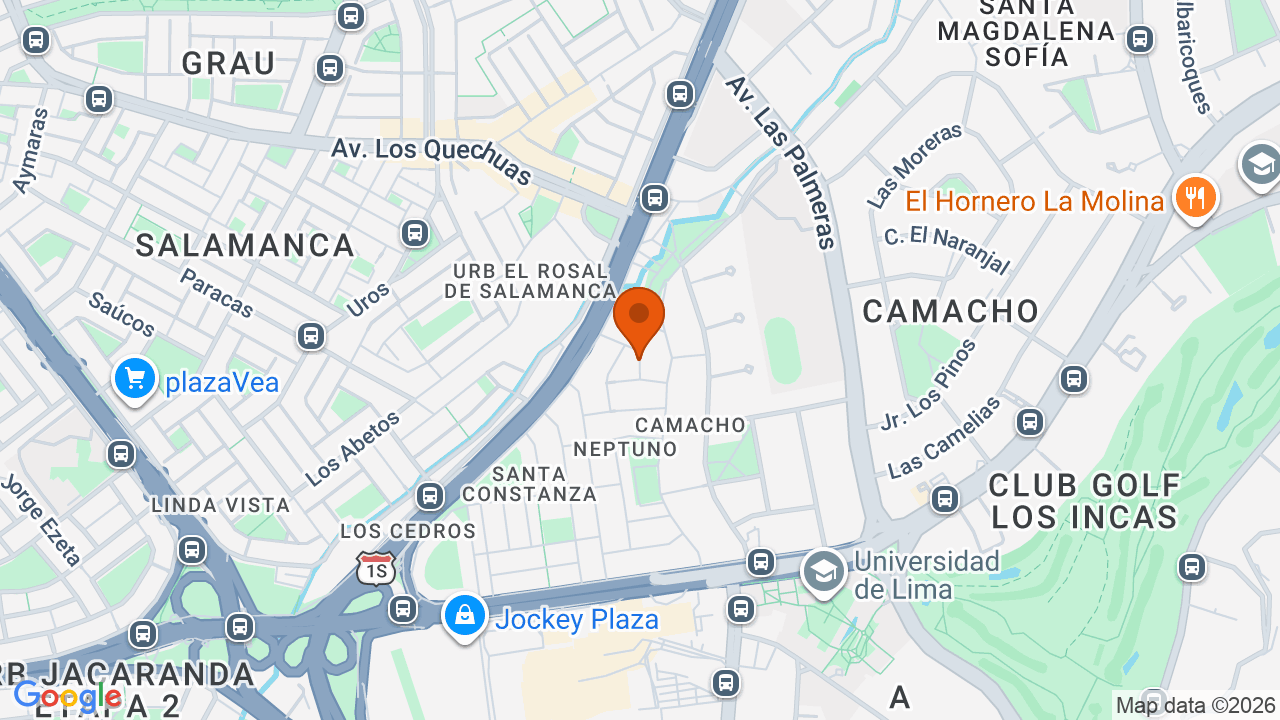 Ubicación aproximada en Santiago de Surco