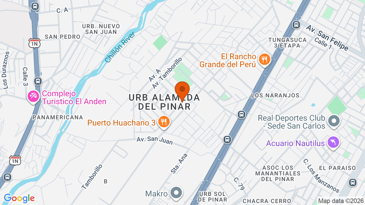 Ubicación aproximada en Comas