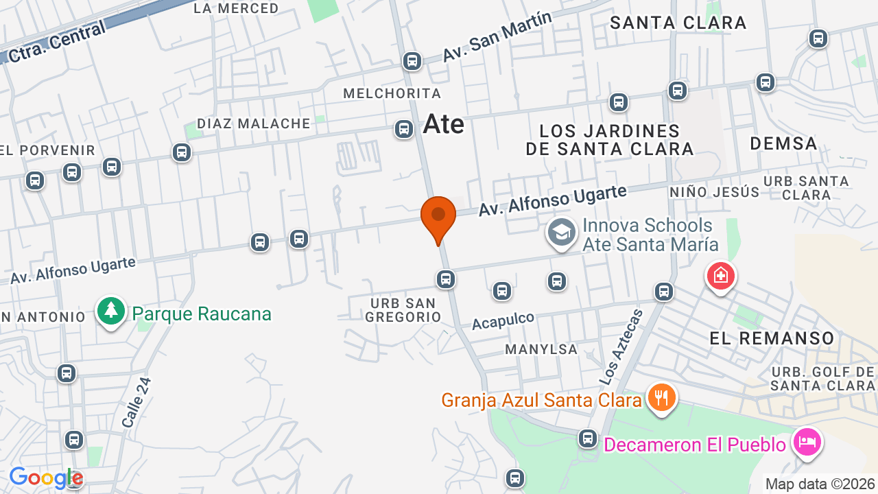 Ubicación aproximada en Cercado de Lima