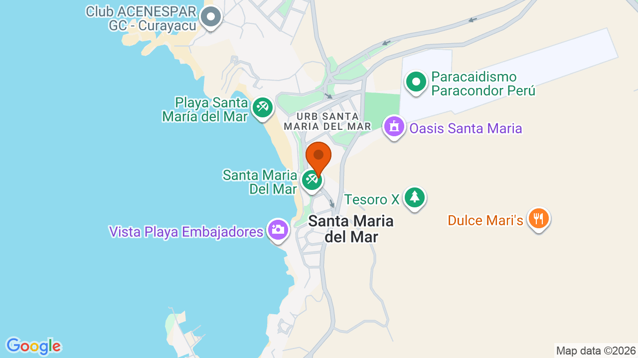 Ubicación aproximada en Santa María del Mar