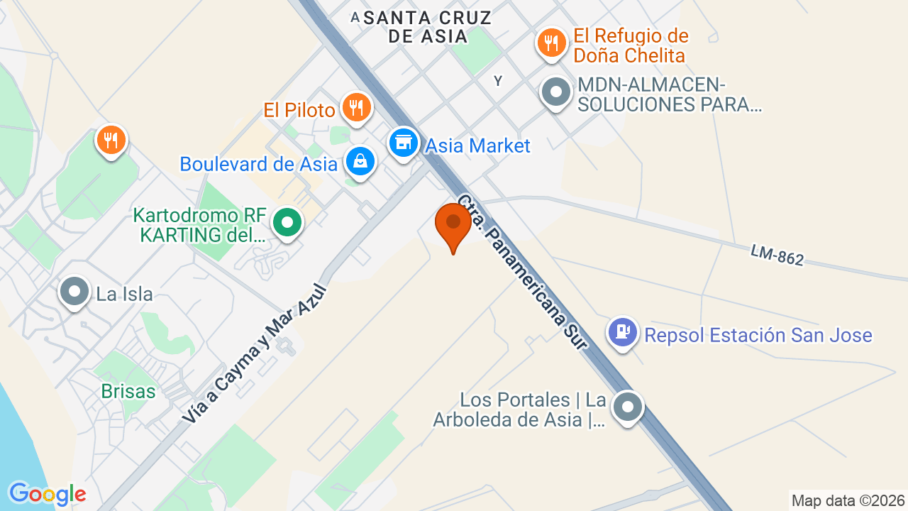 Ubicación aproximada en Cercado de Lima