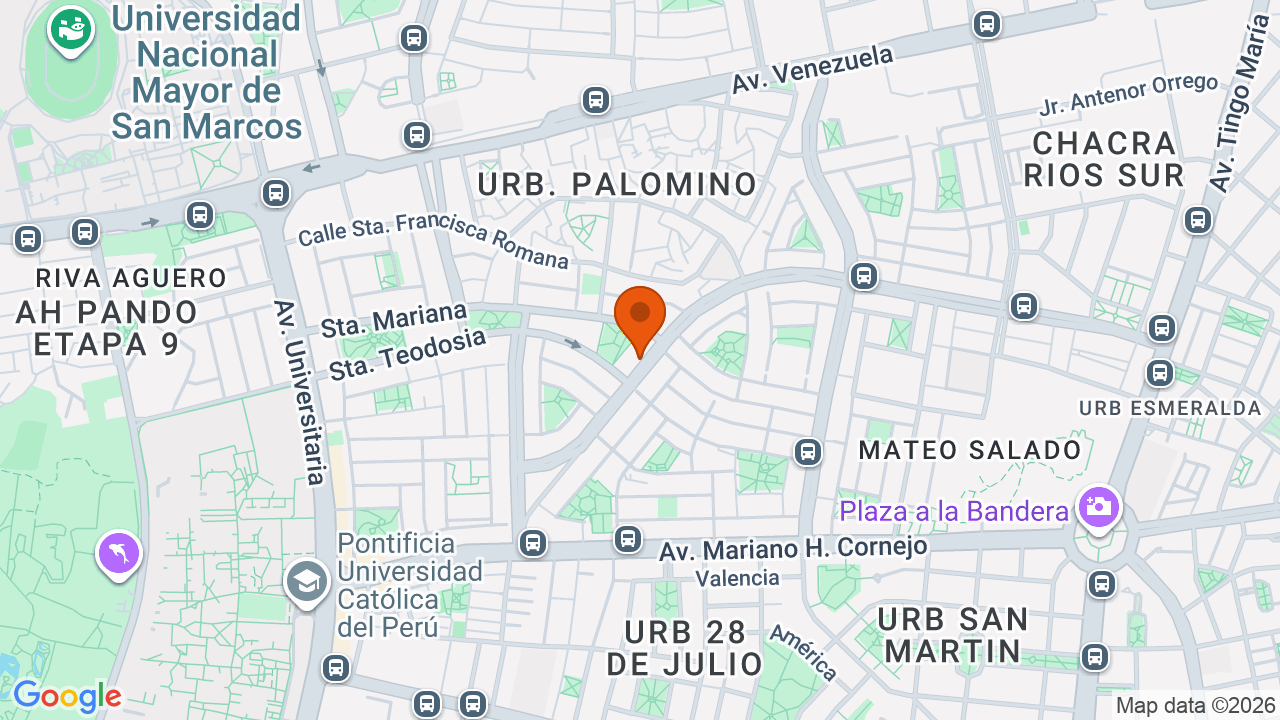 Ubicación aproximada en Cercado de Lima