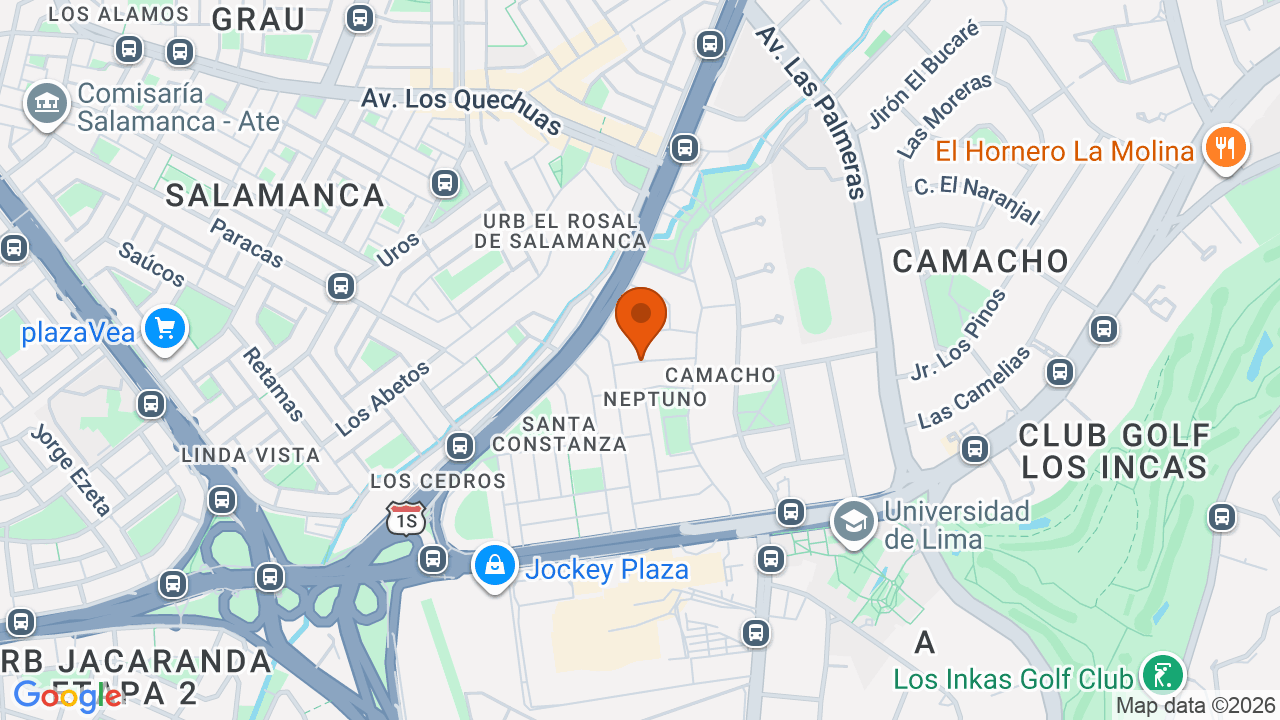Ubicación aproximada en Santiago de Surco