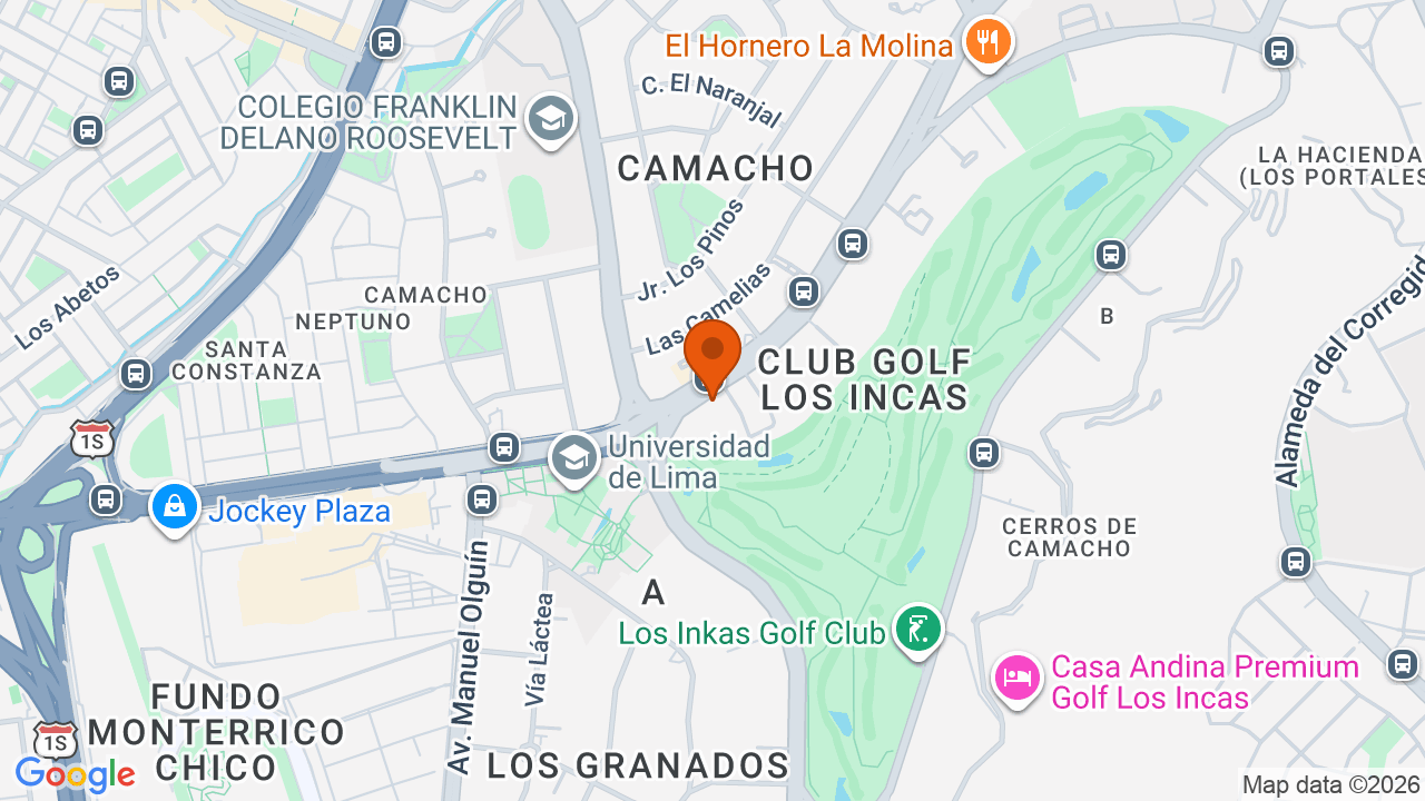 Ubicación aproximada en Santiago de Surco