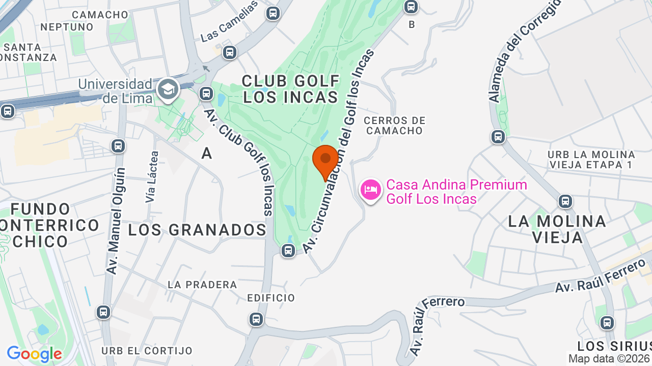 Ubicación aproximada en Santiago de Surco