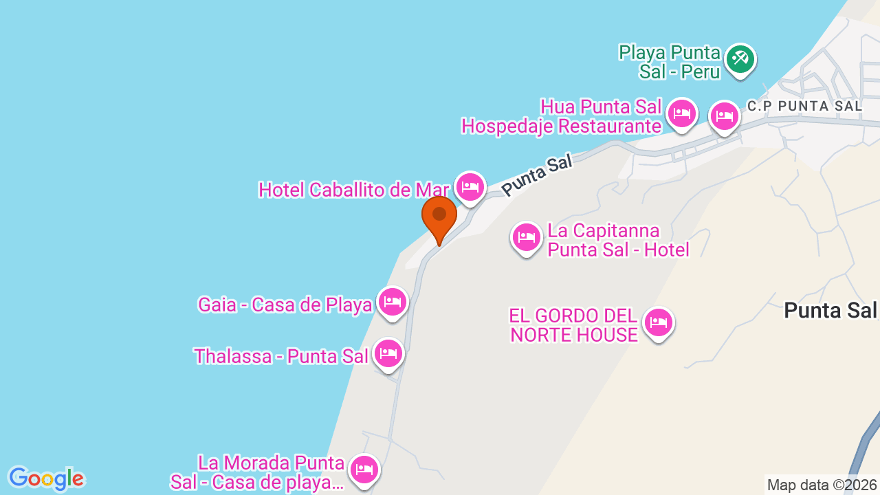Ubicación aproximada en PUNTA SAL