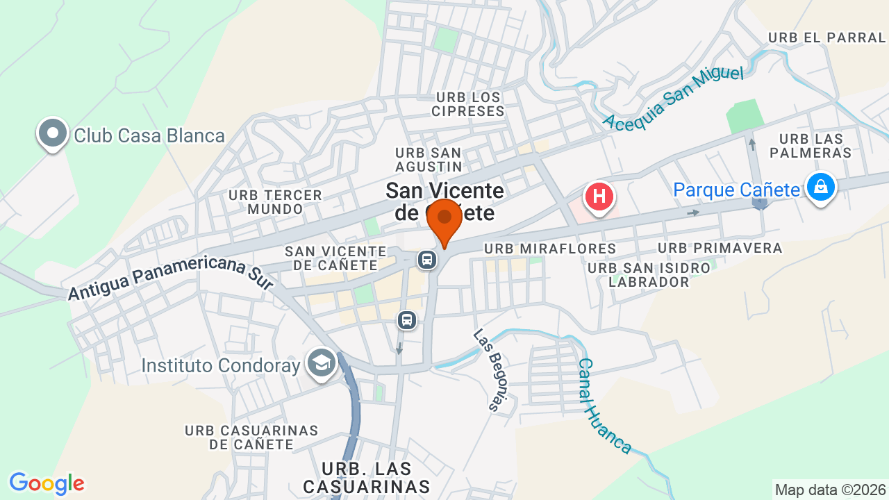 Ubicación aproximada en Cercado de Lima