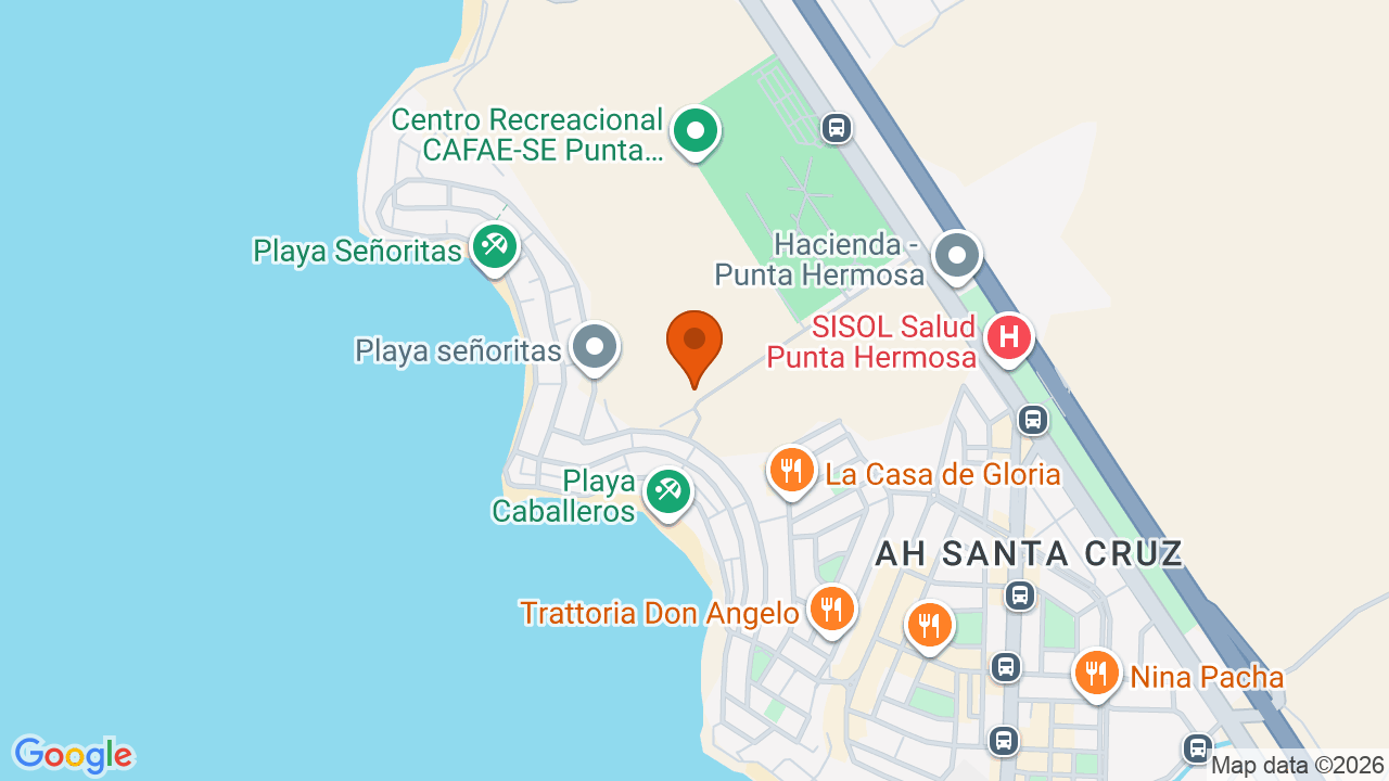 Ubicación aproximada en Punta Hermosa