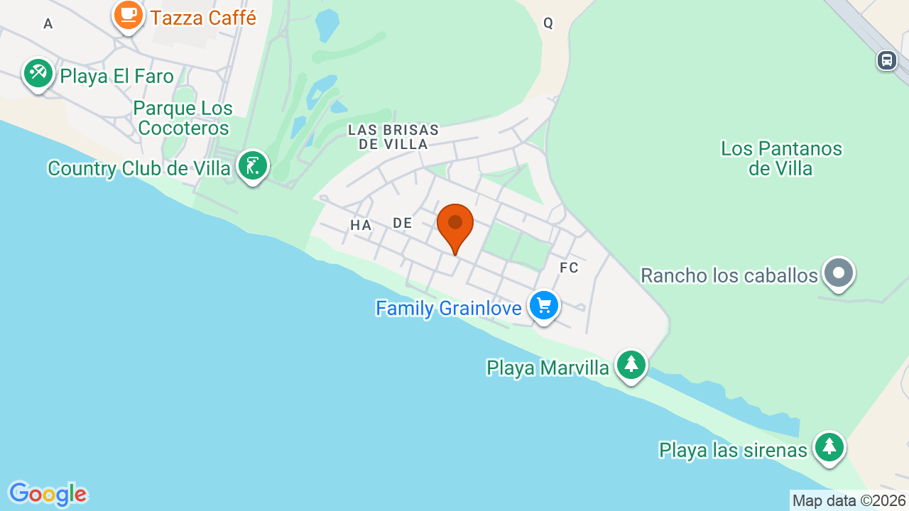 Ubicación aproximada en Chorrillos