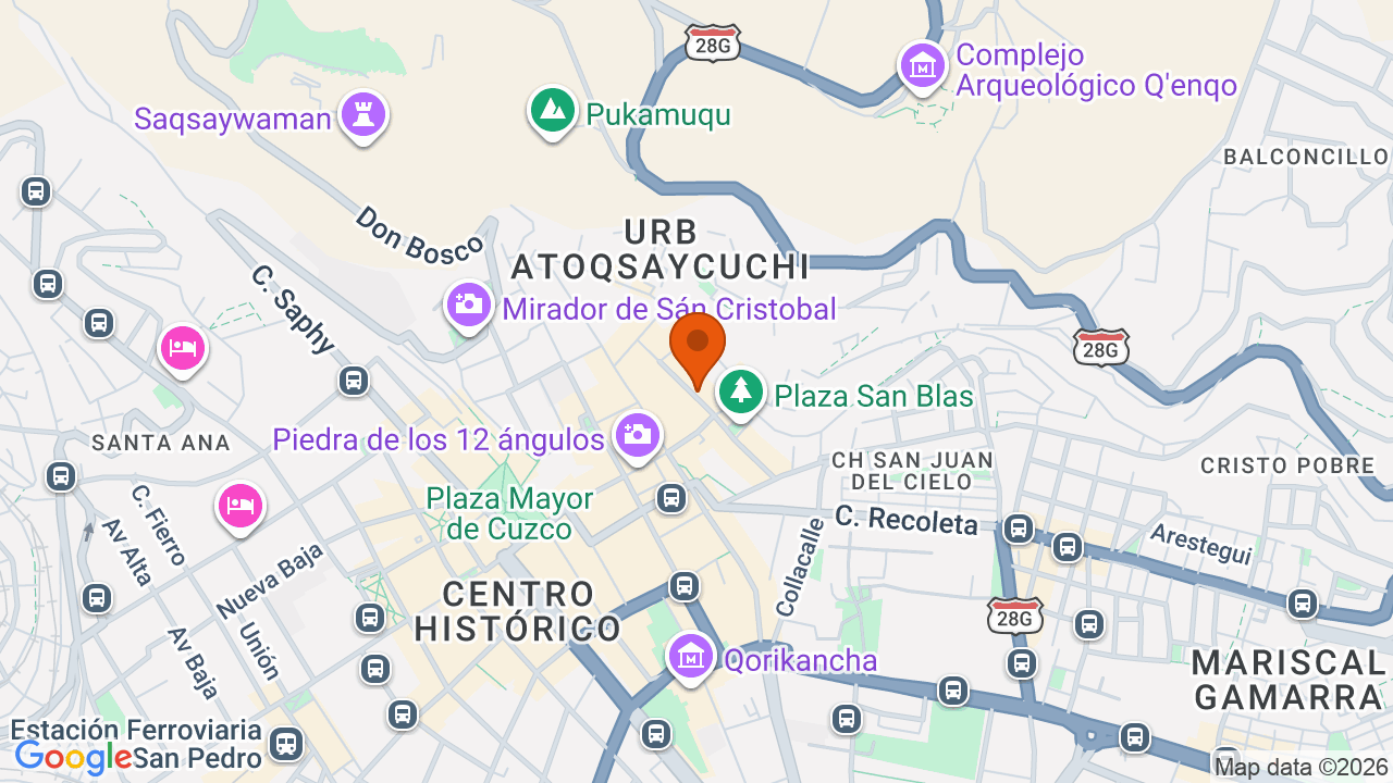 Ubicación aproximada en SAN BLAS