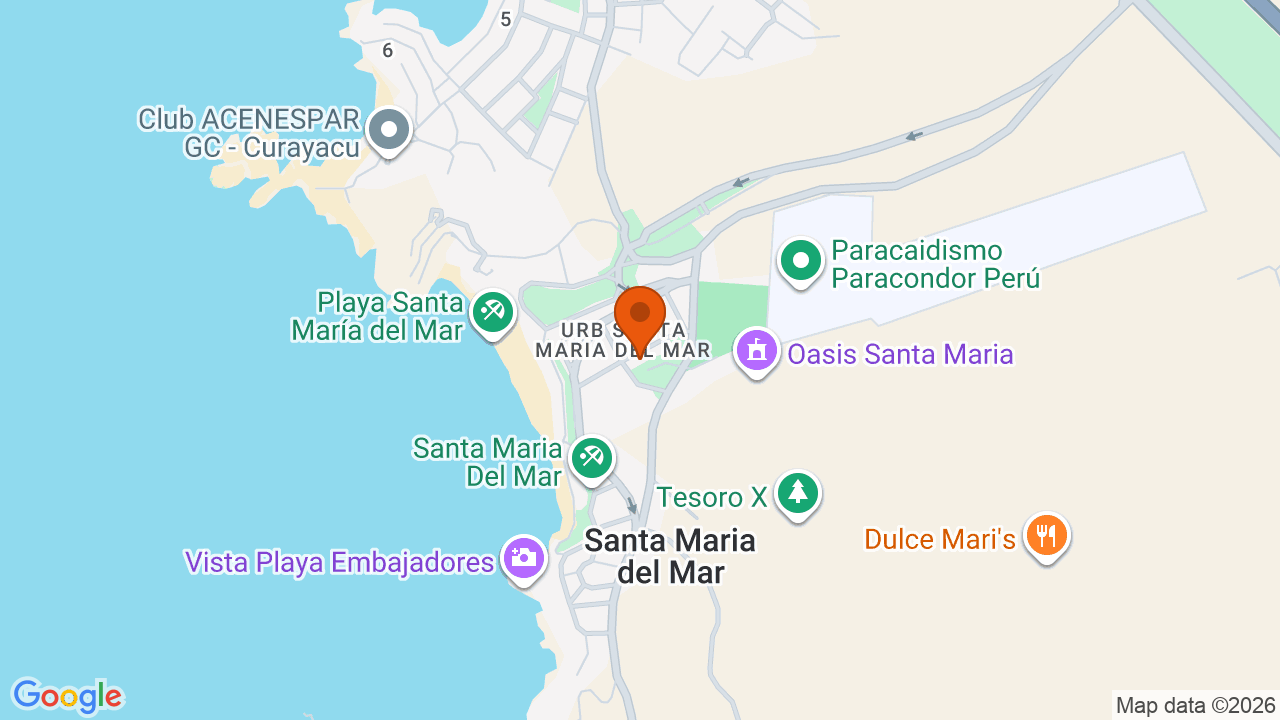 Ubicación aproximada en Santa María del Mar