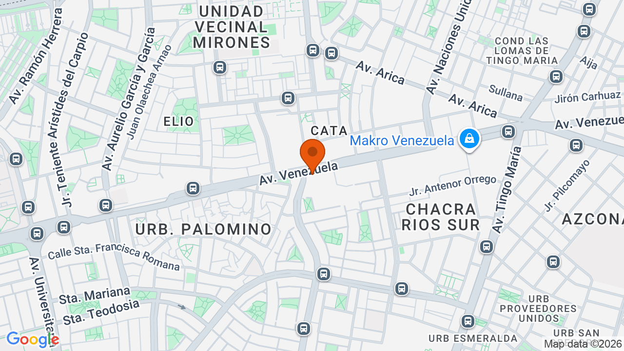 Ubicación aproximada en Cercado de Lima