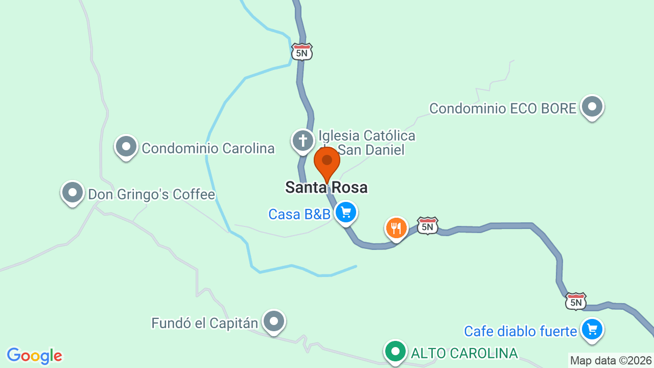 Ubicación aproximada en Oxapampa