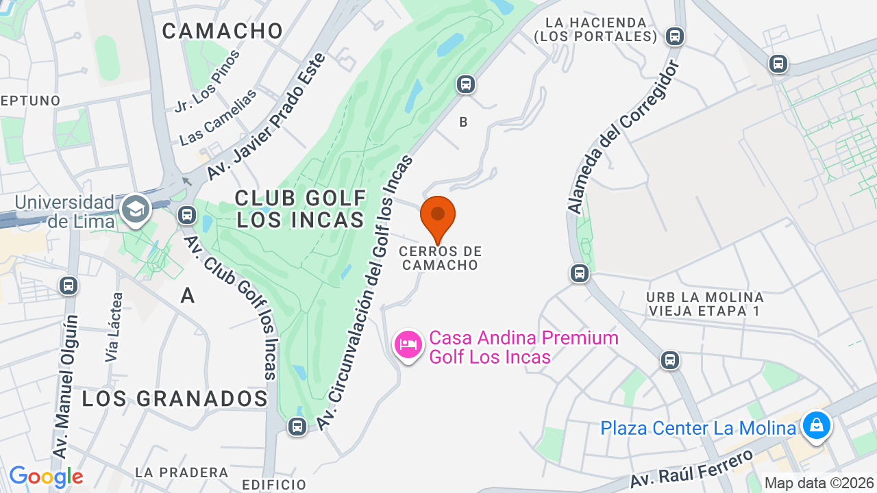 Ubicación aproximada en Santiago de Surco