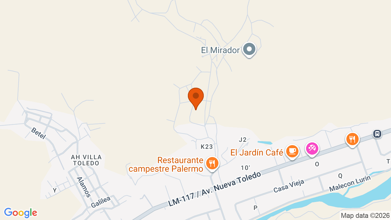 Ubicación aproximada en Cieneguilla