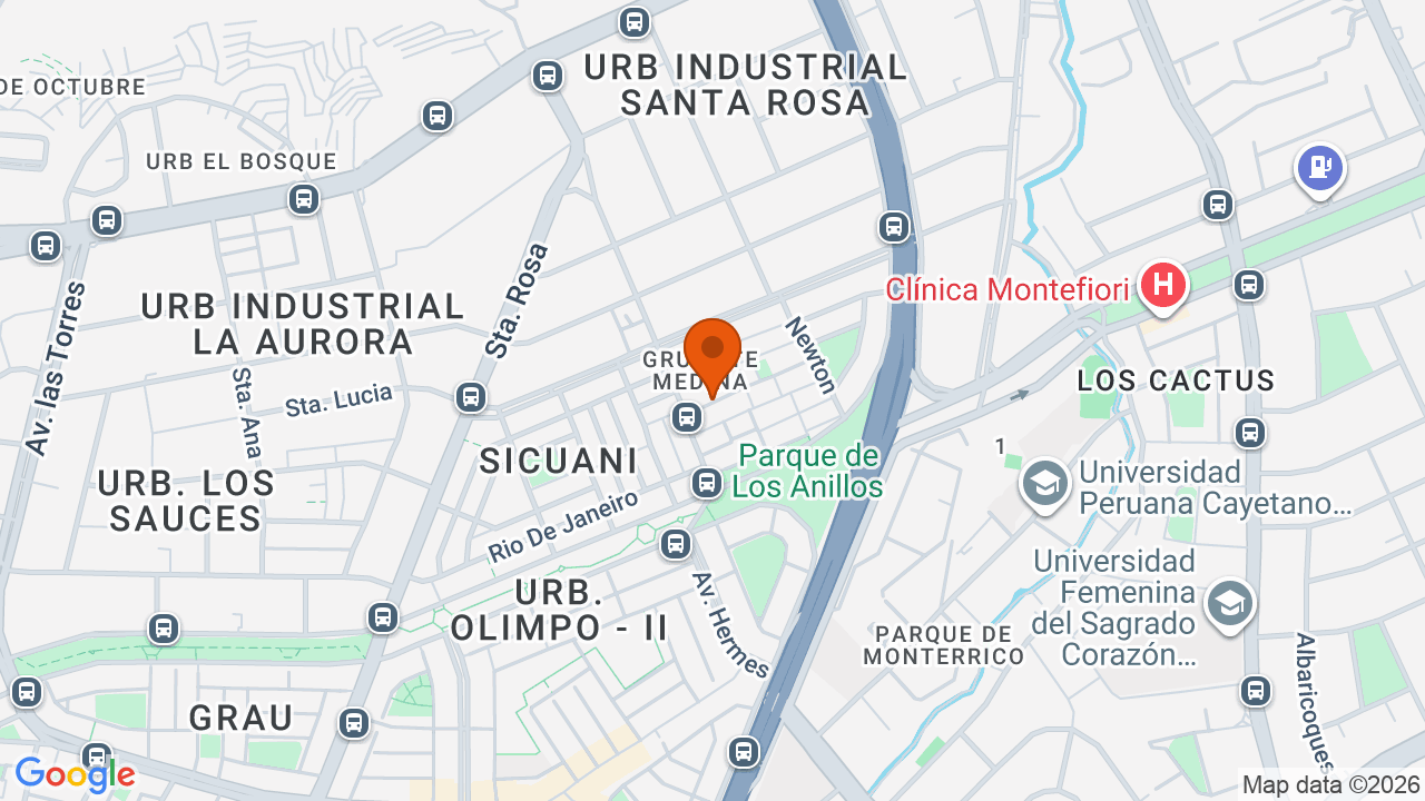 Ubicación aproximada en Cercado de Lima