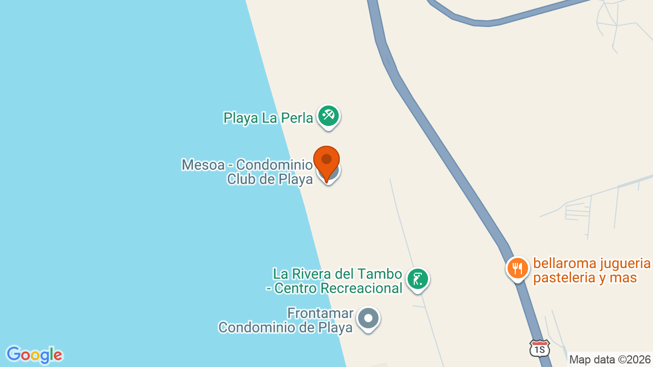 Ubicación aproximada en Tambo De Mora