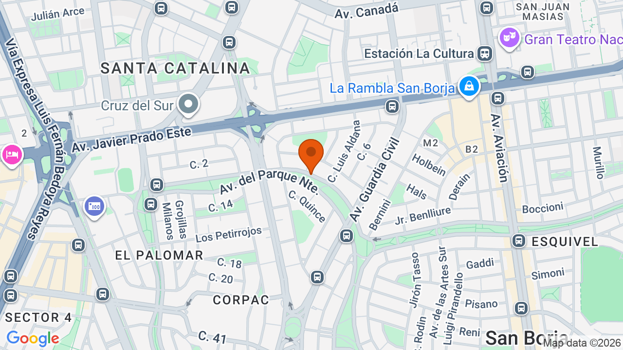 Ubicación aproximada en San Isidro