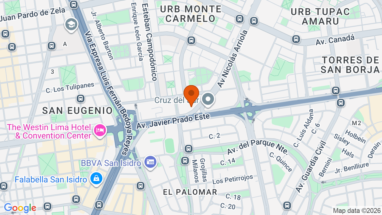 Ubicación aproximada en La Victoria