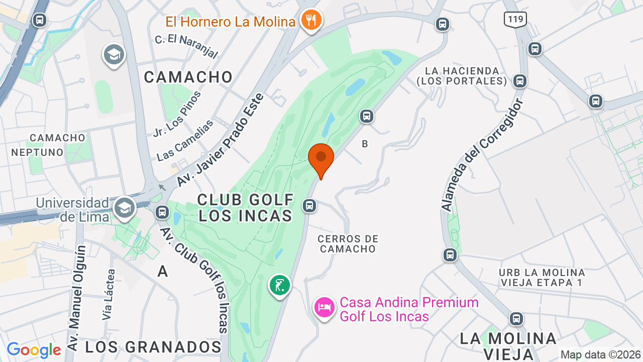 Ubicación aproximada en Santiago de Surco
