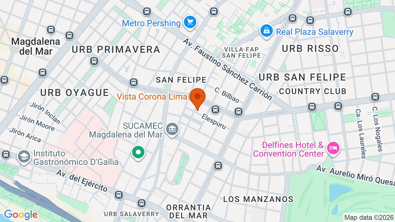 Ubicación aproximada en San Isidro