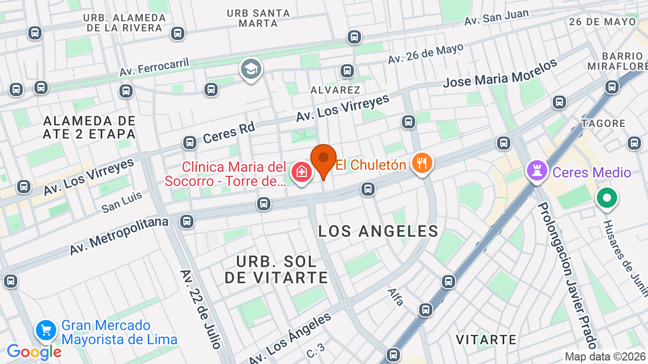Ubicación aproximada en Punta Hermosa