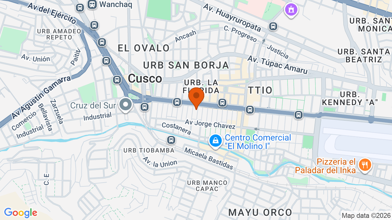 Ubicación aproximada en TTIO