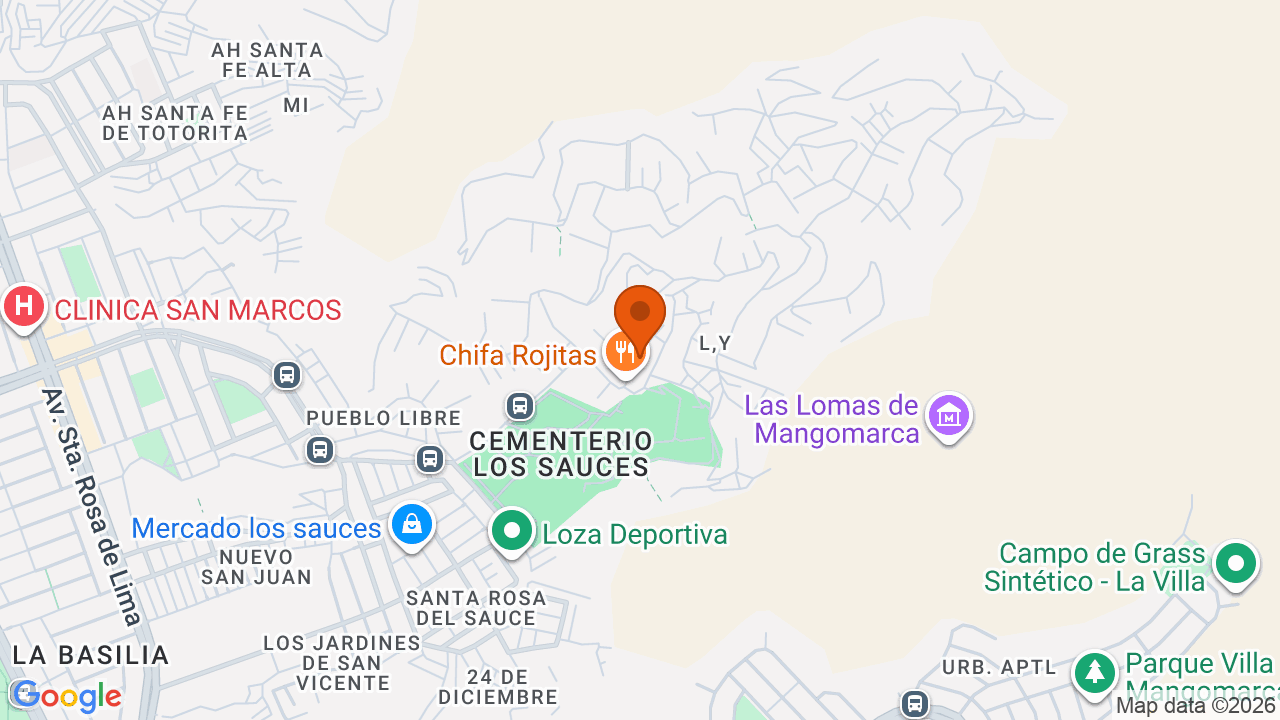 Ubicación aproximada en San Juan de Lurigancho