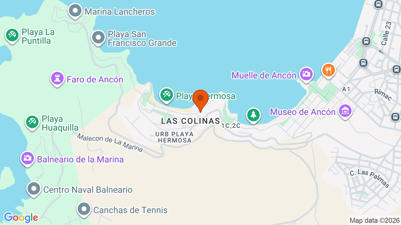 Ubicación aproximada en Ancón