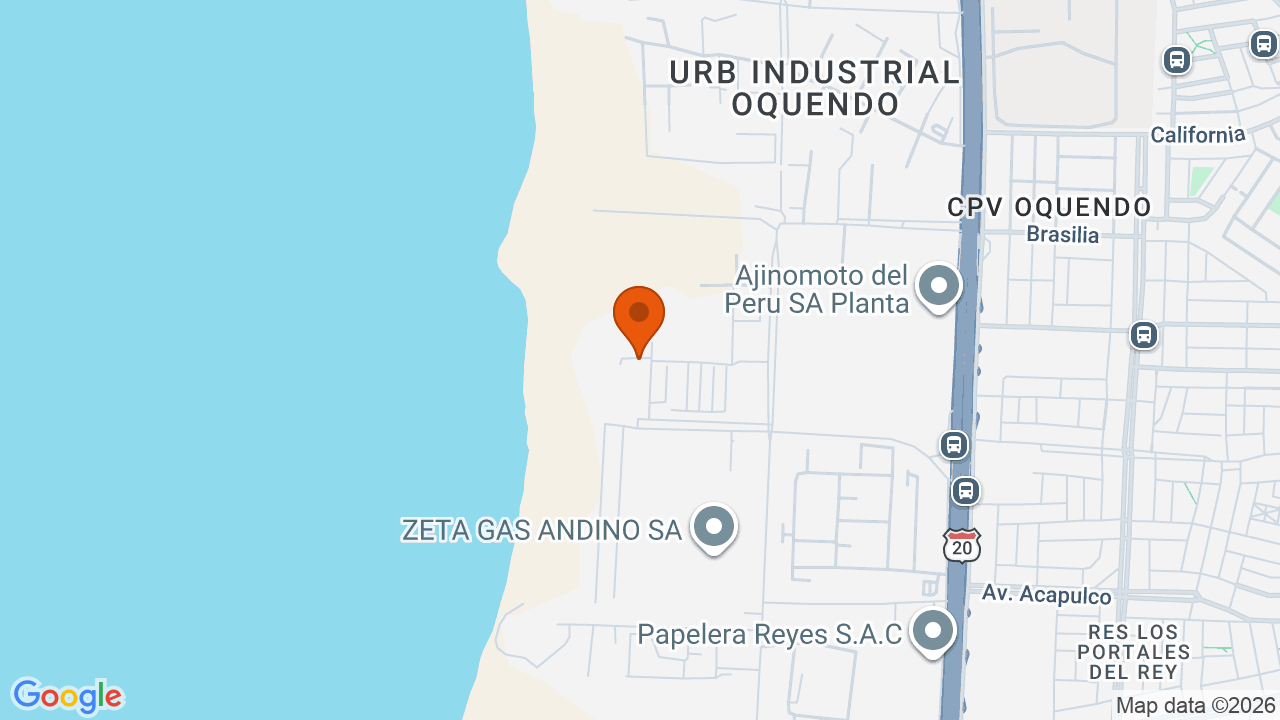 Ubicación aproximada en Callao