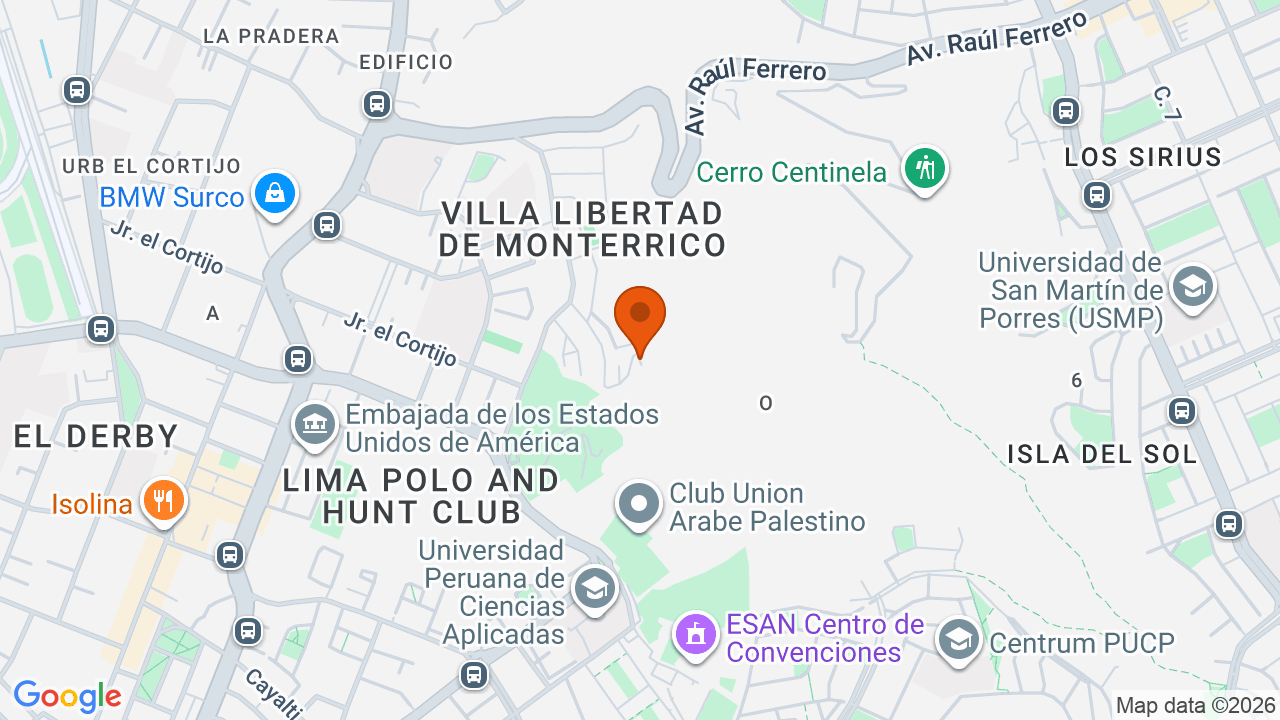 Ubicación aproximada en Cieneguilla