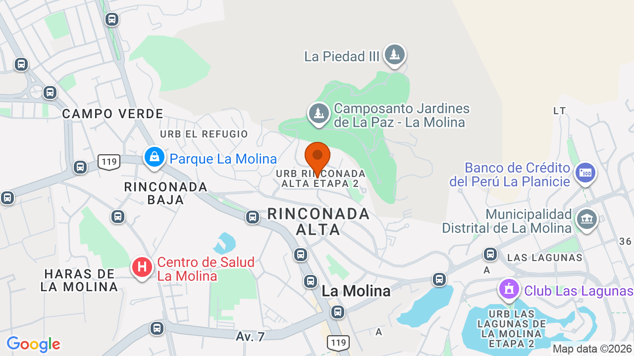Ubicación aproximada en Cercado de Lima