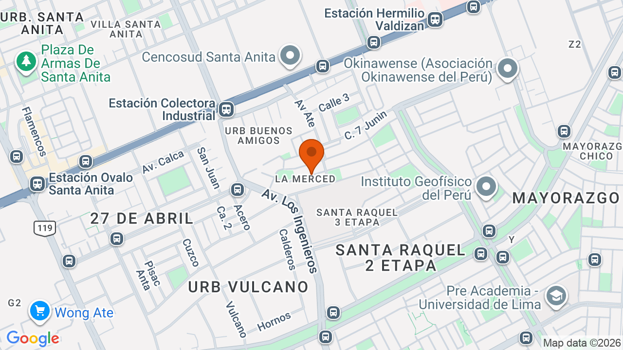 Ubicación aproximada en Cercado de Lima