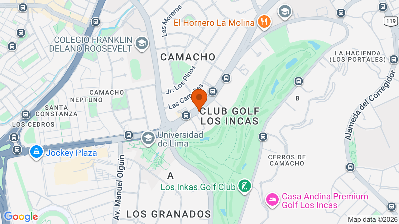 Ubicación aproximada en La Molina