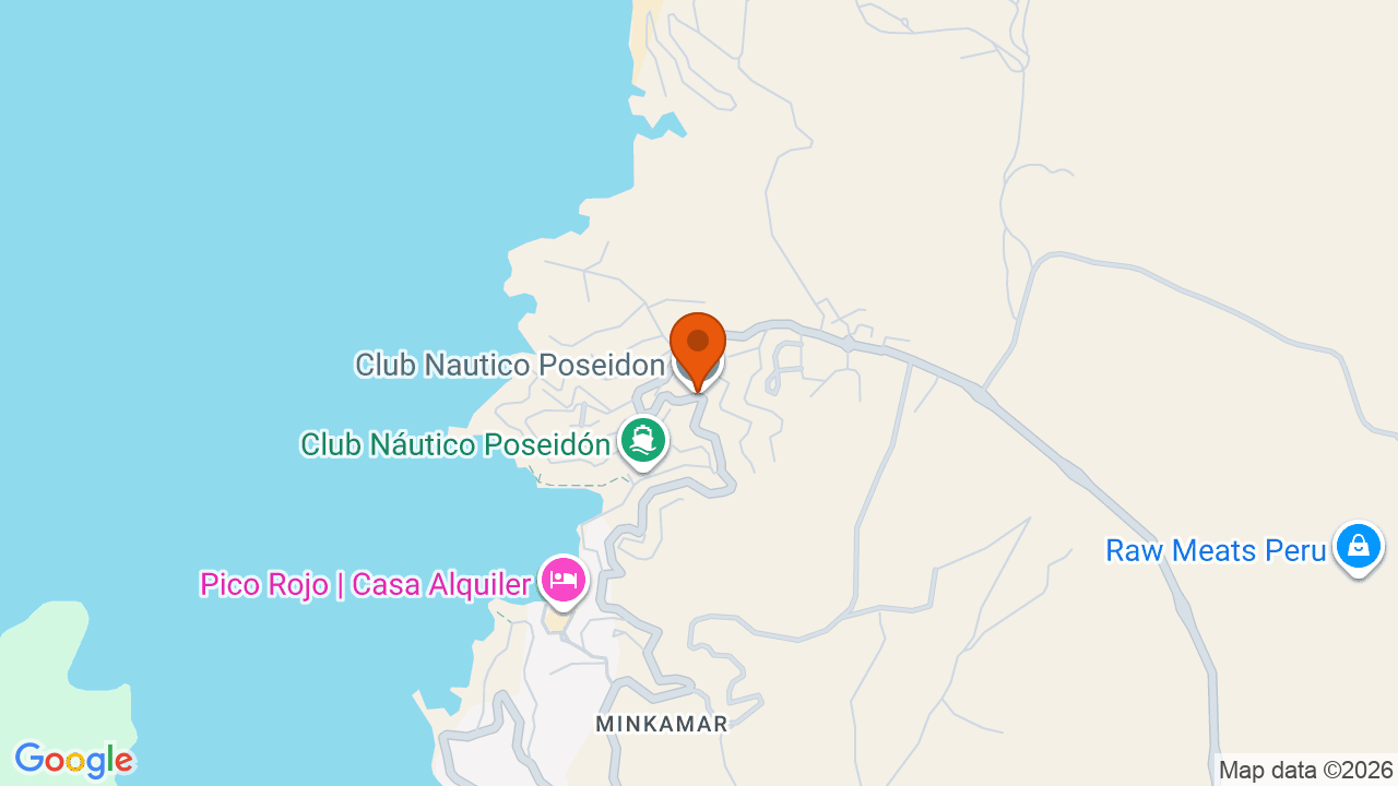Ubicación aproximada en Pucusana