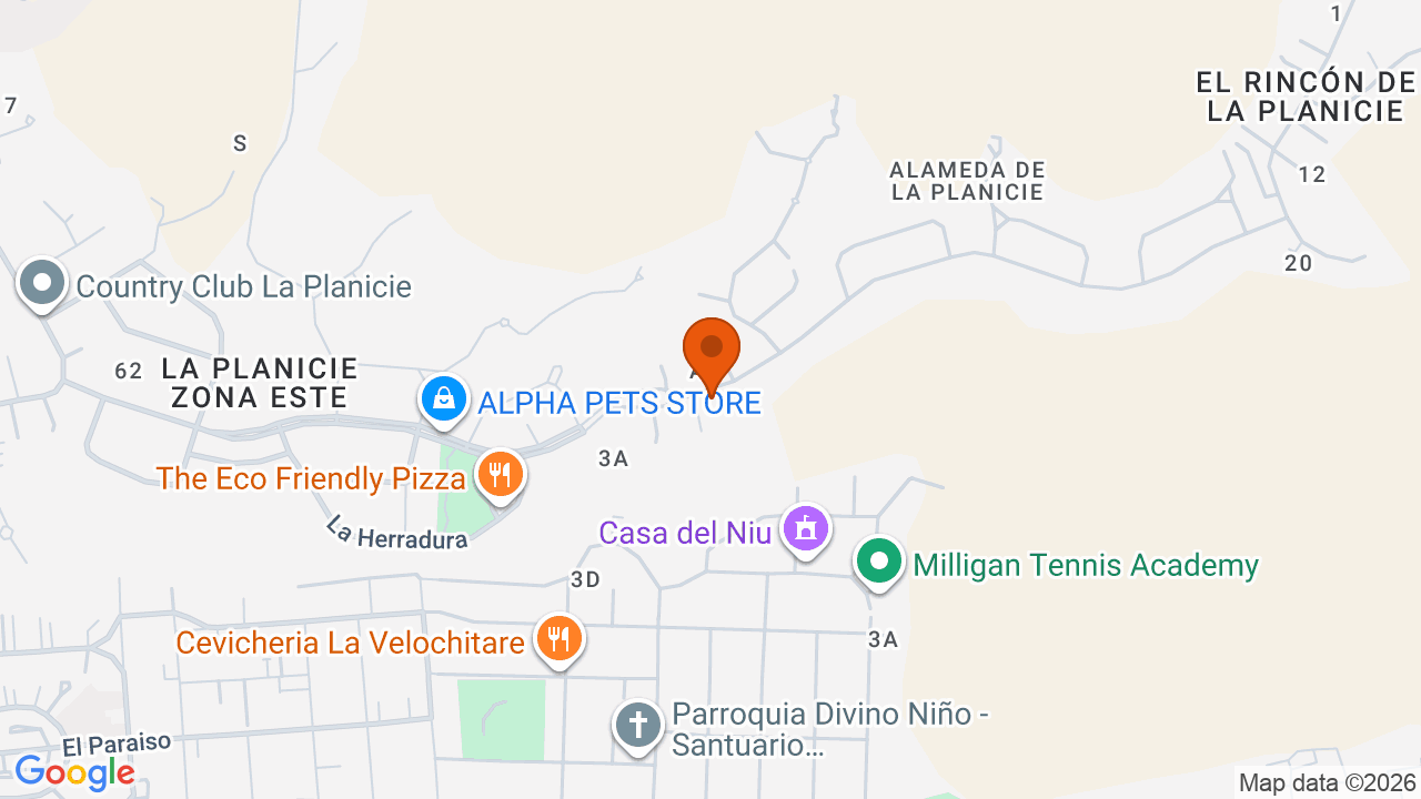 Ubicación aproximada en La Molina